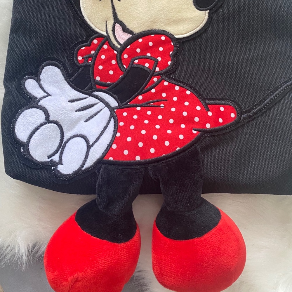 Disney Minnie Mouse Bag DisneyWorld DisneyLand Plushie - Picture 3 of 11